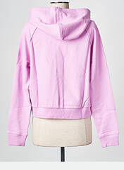 Sweat-shirt à capuche rose VANS pour femme seconde vue