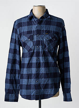 Chemise manches longues bleu LEE homme