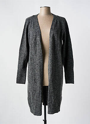 Gilet manches longues gris ONLY femme