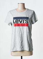 T-shirt gris LEVIS pour femme seconde vue