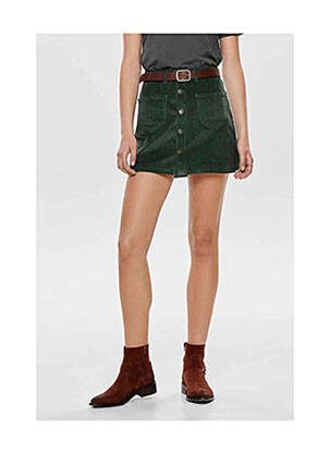 Jupe courte vert ONLY femme