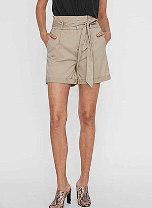 Short beige VERO MODA pour femme