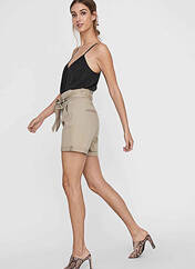 Short beige VERO MODA pour femme seconde vue