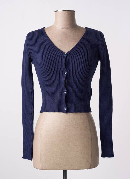 Gilet manches longues bleu SUBDUED pour femme