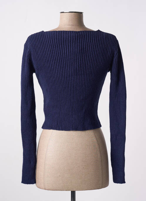 Gilet manches longues bleu SUBDUED pour femme