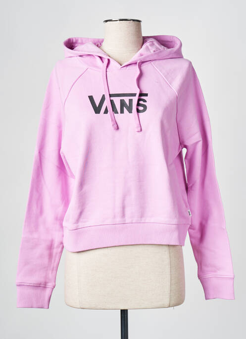 Sweat-shirt à capuche rose VANS pour femme