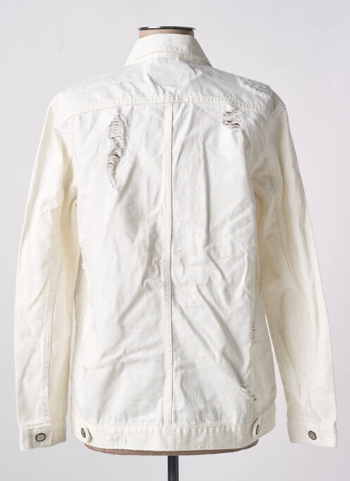 Veste en jean blanc ONLY pour femme