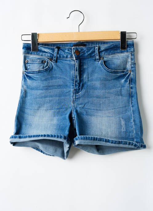 Short bleu ONLY pour femme