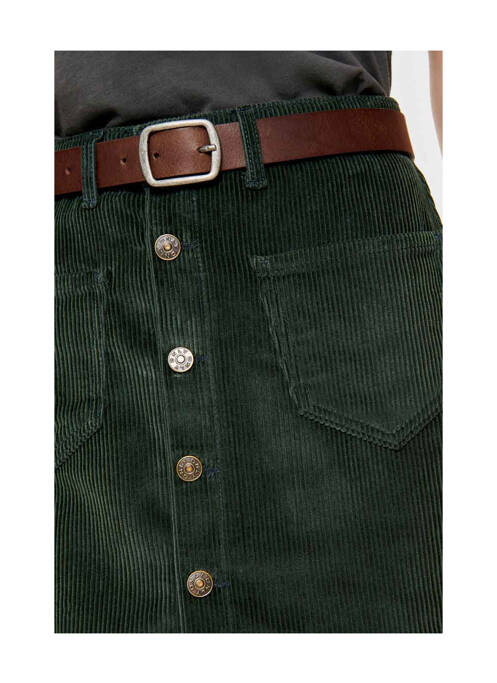 Jupe courte vert ONLY pour femme