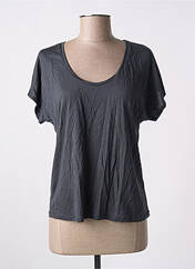 T-shirt gris MANGO pour femme seconde vue