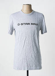 T-shirt gris G STAR homme