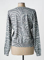 Gilet manches longues gris VERO MODA pour femme seconde vue