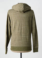 Sweat-shirt à capuche vert JACK & JONES pour homme seconde vue