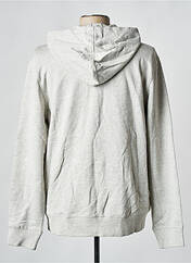 Sweat-shirt à capuche gris SELECTED pour homme seconde vue