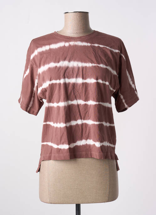 T-shirt marron ONLY pour femme