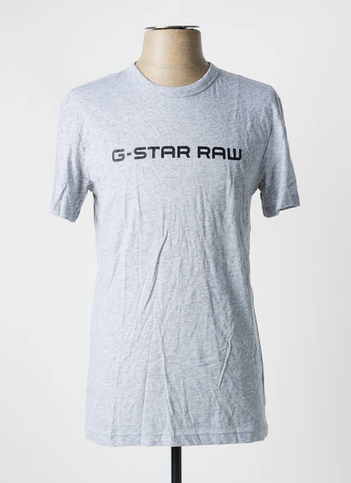 T-shirt gris G STAR pour homme