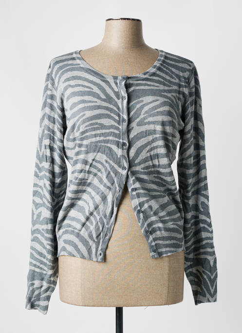 Gilet manches longues gris VERO MODA pour femme
