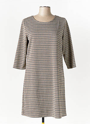 Robe courte beige ONLY femme