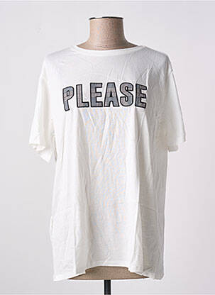 T-shirt blanc MANGO femme