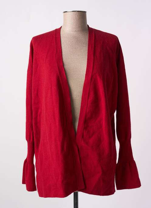 Gilet manches longues rouge MANGO pour femme