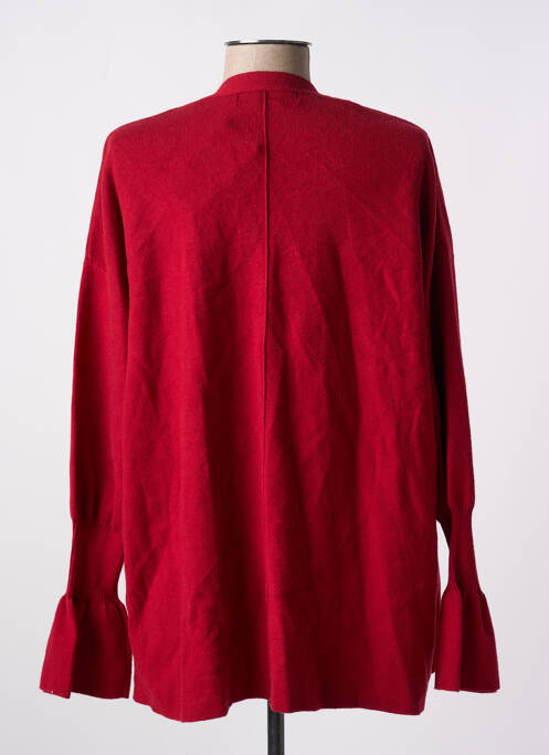 Gilet manches longues rouge MANGO pour femme