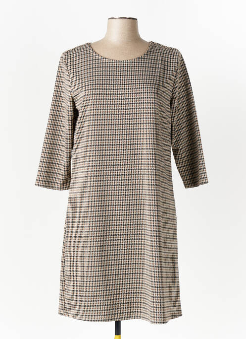 Robe courte beige ONLY pour femme