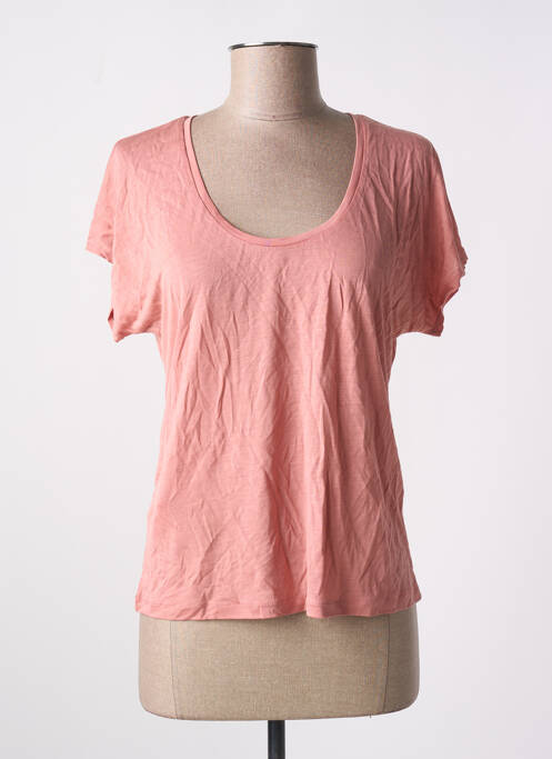 T-shirt rose MANGO pour femme