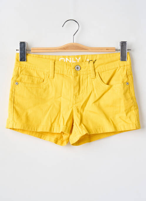 Short jaune ONLY pour femme