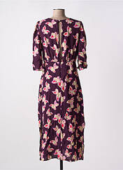 Robe courte violet MANGO pour femme seconde vue