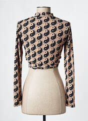 T-shirt marron TALLY WEIJL pour femme seconde vue