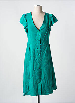 Robe courte bleu MANGO femme