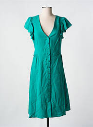 Robe courte bleu MANGO femme