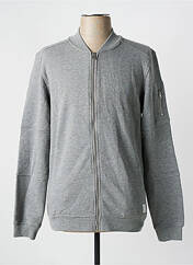 Sweat-shirt gris JACK & JONES pour homme seconde vue