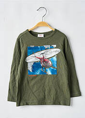 T-shirt vert S.OLIVER pour garçon seconde vue