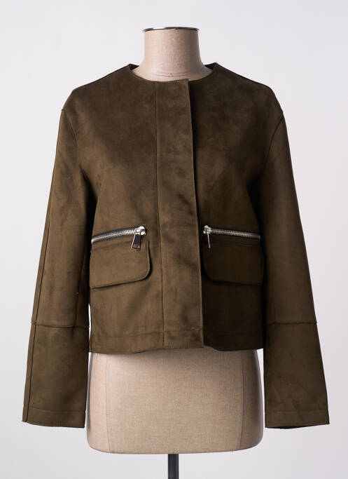 Veste casual vert MANGO pour femme