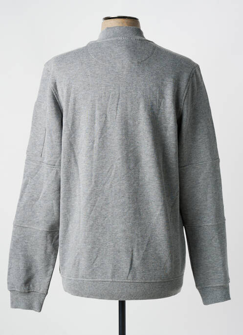 Sweat-shirt gris JACK & JONES pour homme