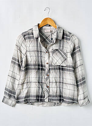 Chemise manches longues gris ONLY fille