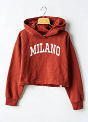 Sweat-shirt à capuche marron ONLY pour fille seconde vue