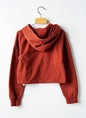 Sweat-shirt à capuche marron ONLY fille