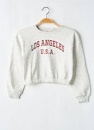 Sweat-shirt gris ONLY fille