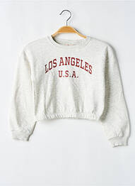 Sweat-shirt gris ONLY fille