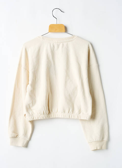 Sweat-shirt beige ONLY pour fille