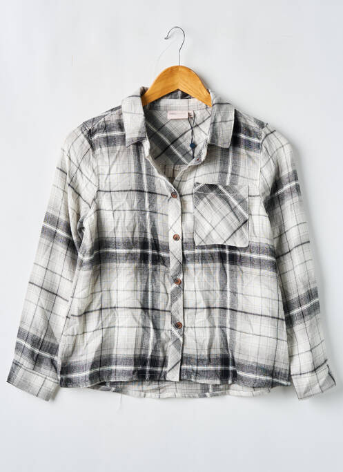 Chemise manches longues gris ONLY pour fille