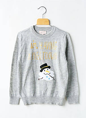 Pull gris ONLY fille