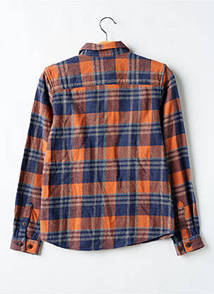 Chemise manches longues orange JACK & JONES garçon