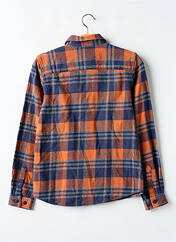 Chemise manches longues orange JACK & JONES pour garçon seconde vue