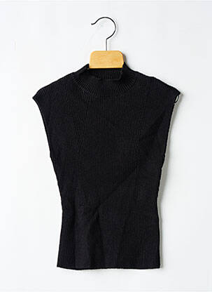 Pull col roulé noir GUESS fille