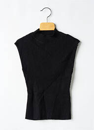 Pull col roulé noir GUESS fille