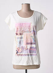 T-shirt blanc BLEND SHE pour femme seconde vue
