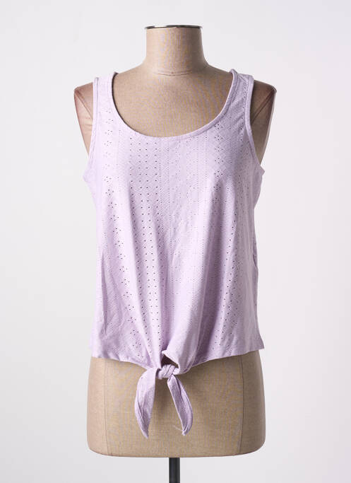 T-shirt violet JACQUELINE DE YONG pour femme